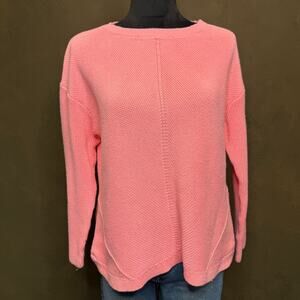 Talbots Petites Pima Cotton Sweater Light Pink Women’s XLP Soft Knit Pullover